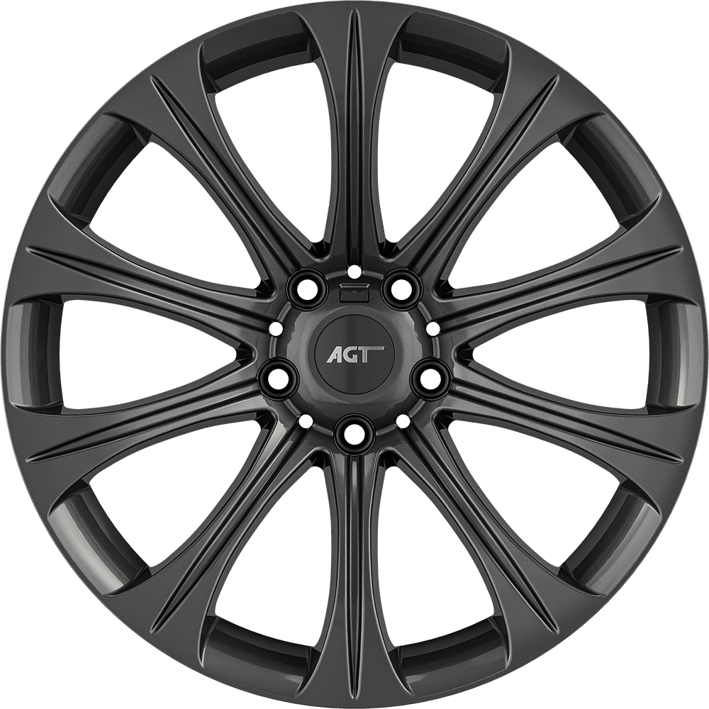 10.0X19" PCD 5X120 AGT Wheels 19175-2 ET20 72.60 mm Matt Titan