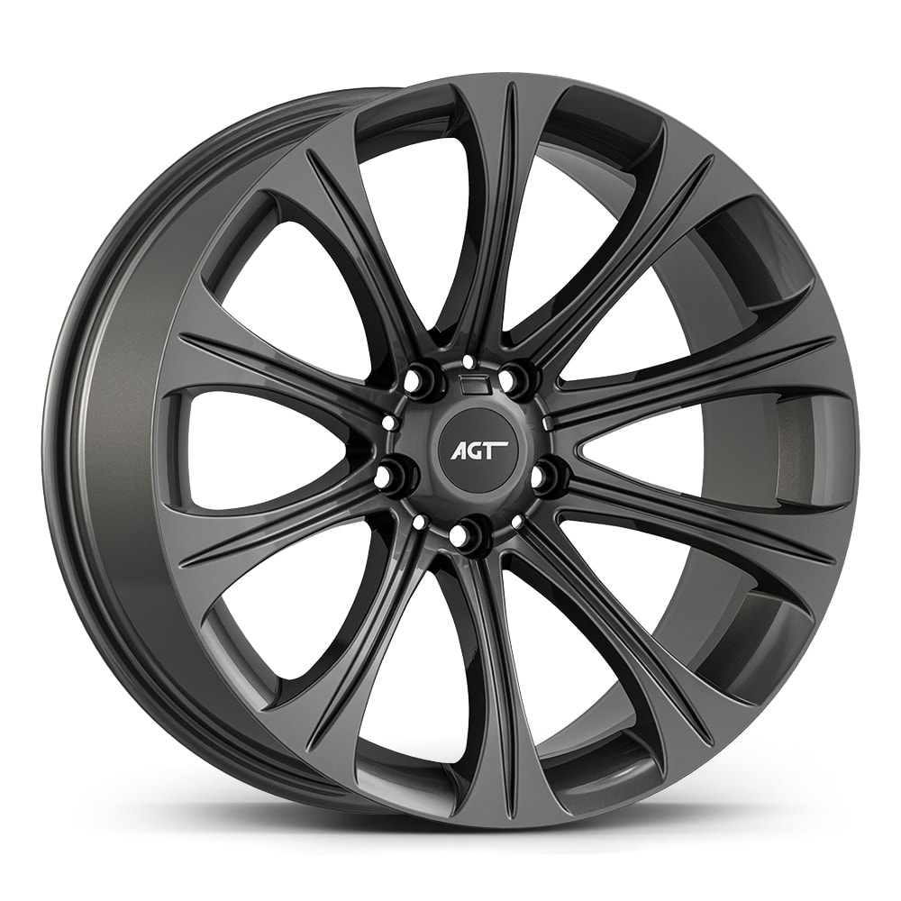 10.0X19" PCD 5X120 AGT Wheels 19175-2 ET20 72.60 mm Matt Titan