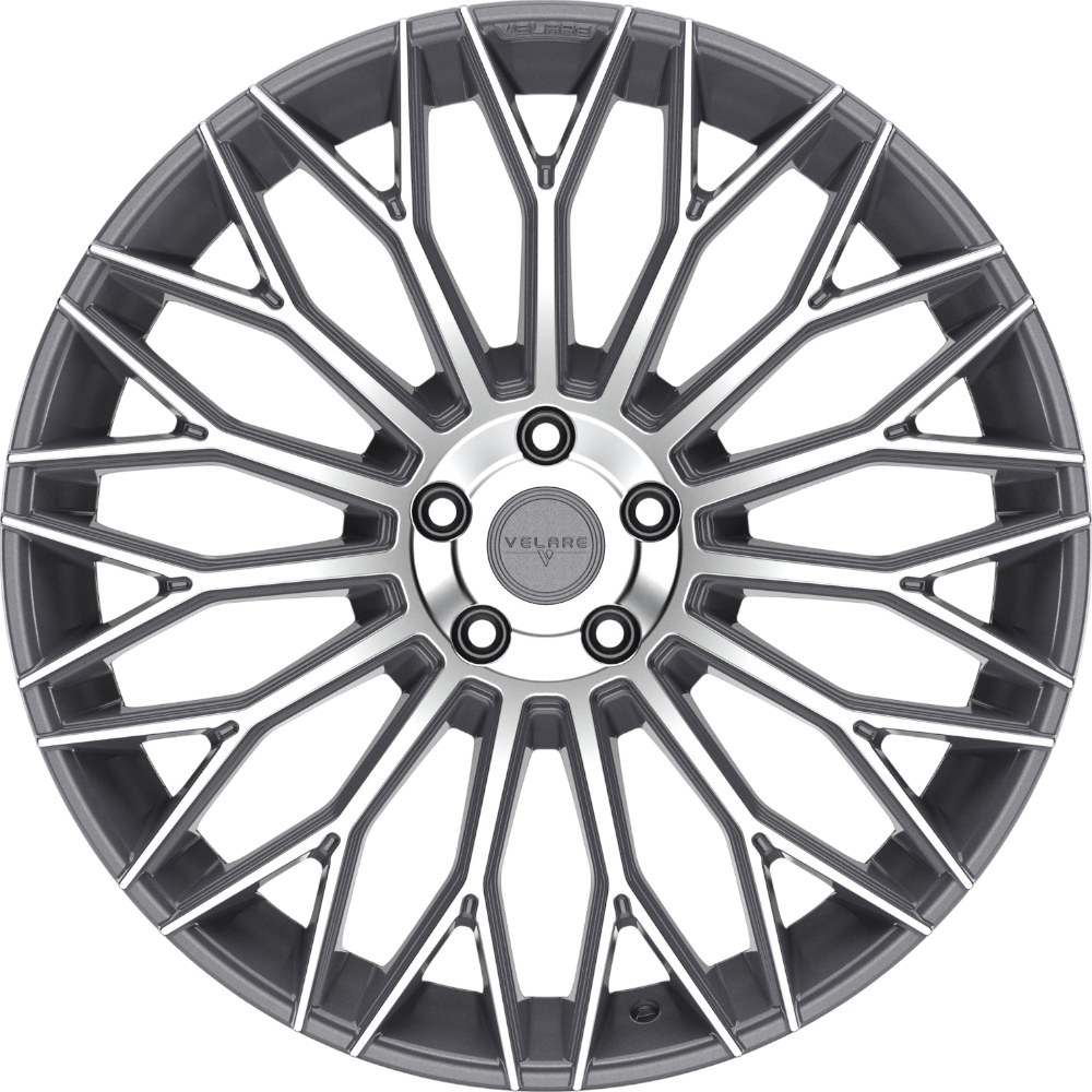 10.0X20" PCD 5x120 AGT Wheels 20119-4 ET38 72.60 mm Corris Grey Diamond