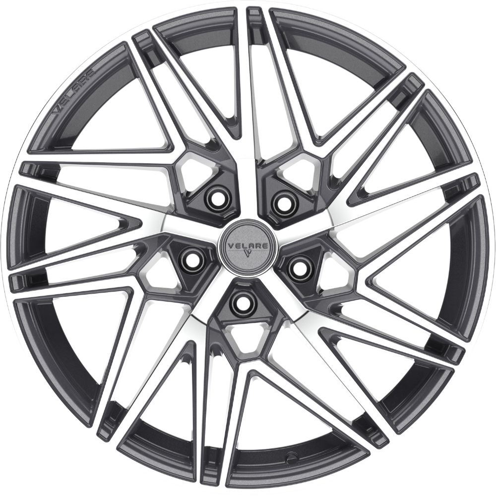 10.0X20" PCD 5X120 Velare 20076-4 ET38 72.60 mm Corris Grey Diamond