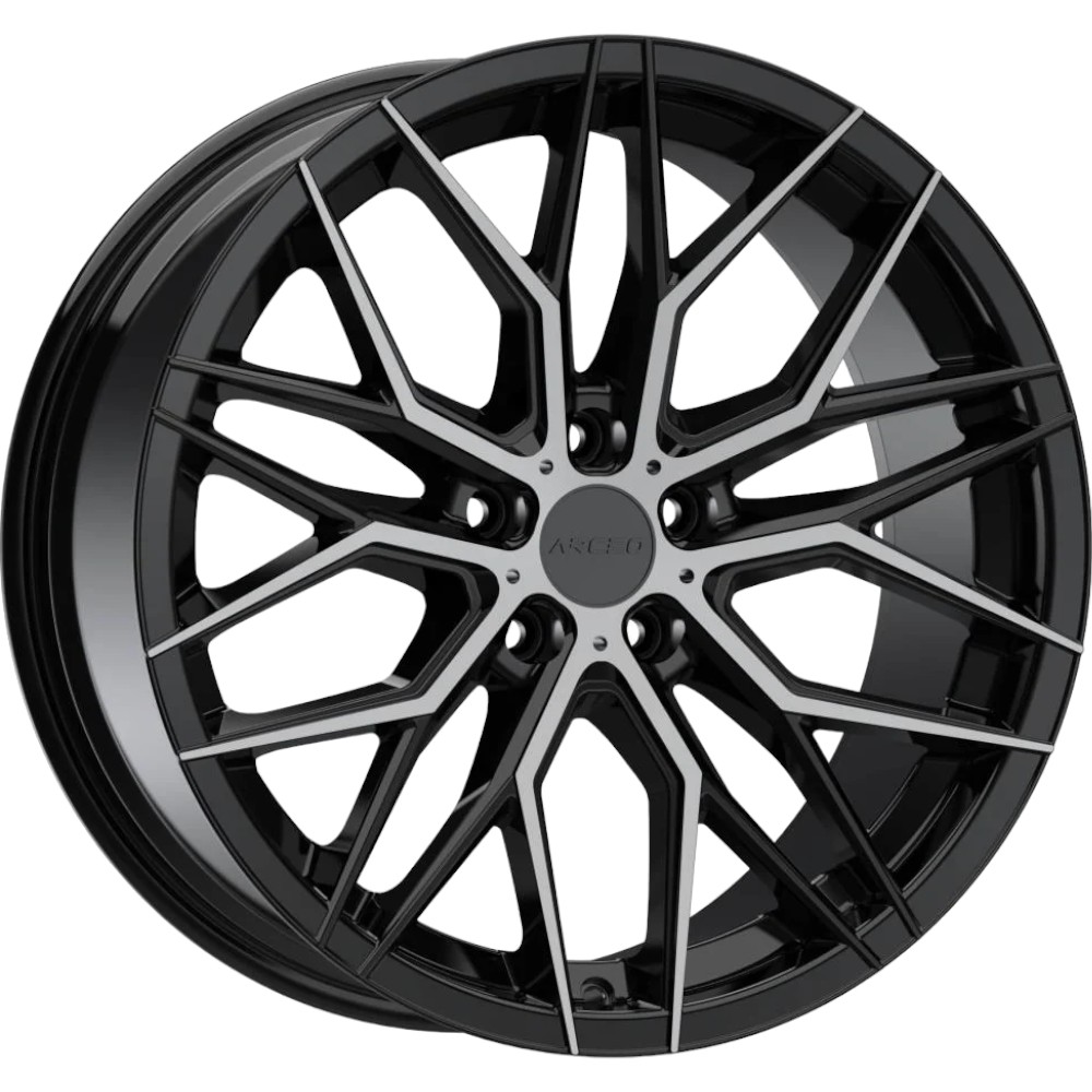 10.0X20" Arceo Wheels ARC 20141 Valencia Black Diamond PCD 5x120 ET40