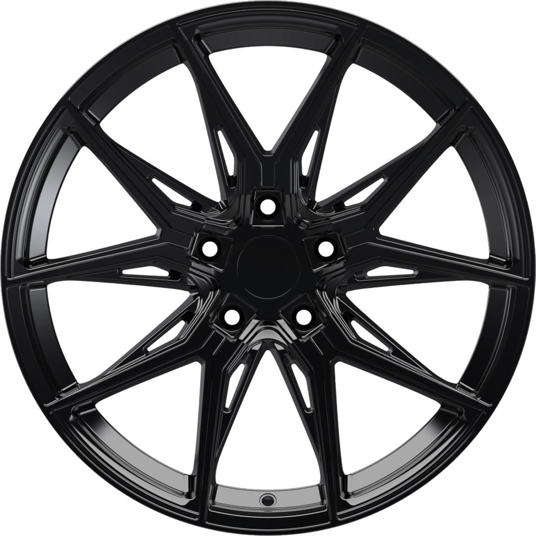 10X20" PCD 5X112 AGT Wheels 20177-2  ET40 73.10 mm Glossy Black