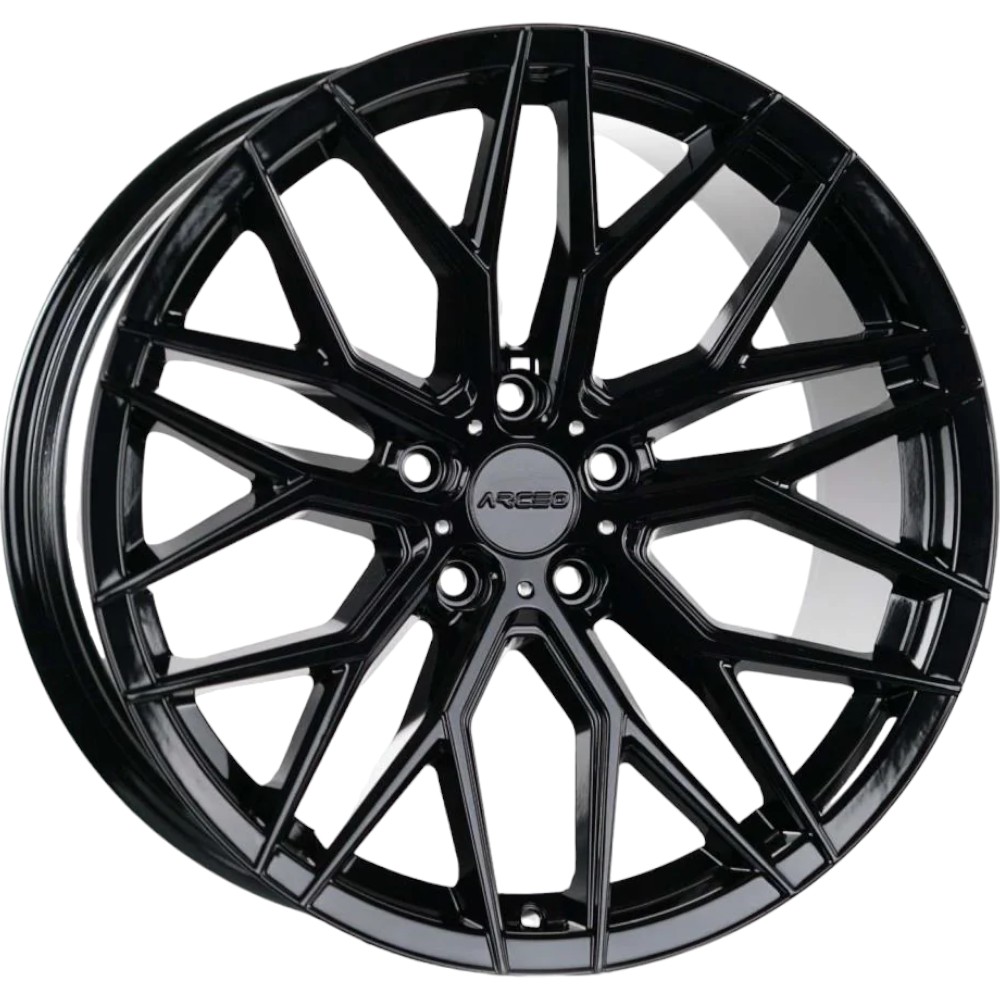 10X20" PCD 5X112 Arceo Wheels ARC-20141-10 ET40 BLACK VALENCIA 73.1 mm