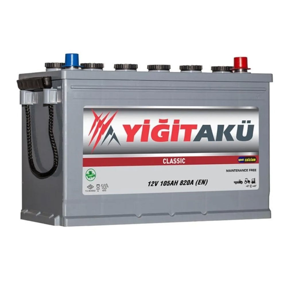 12V 105Ah Yiğit akü MF HD R+