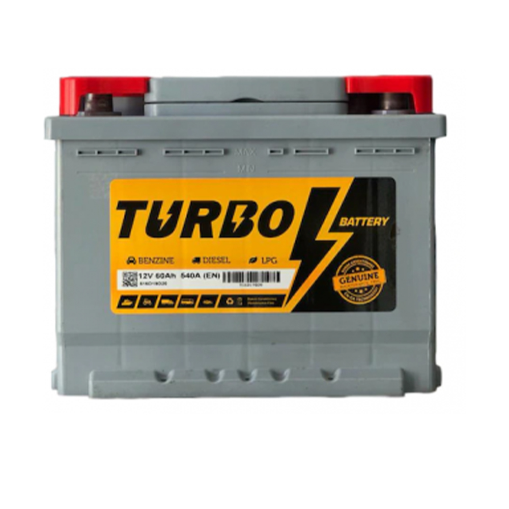 12V60Ah Turbo Akü 540A (EN)