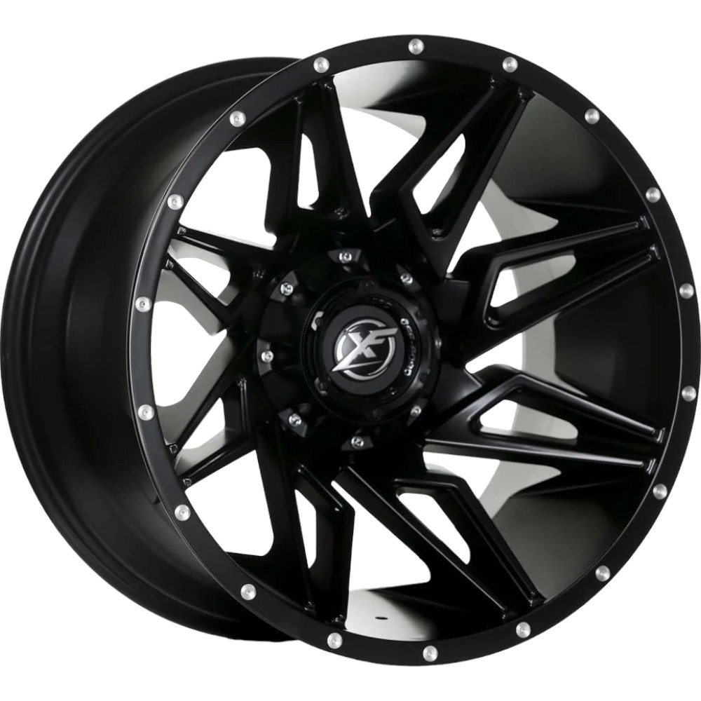 12X20" PCD 6X139 EMR Wheels EMR-218-01 ET7 139.7 mm Matt Black