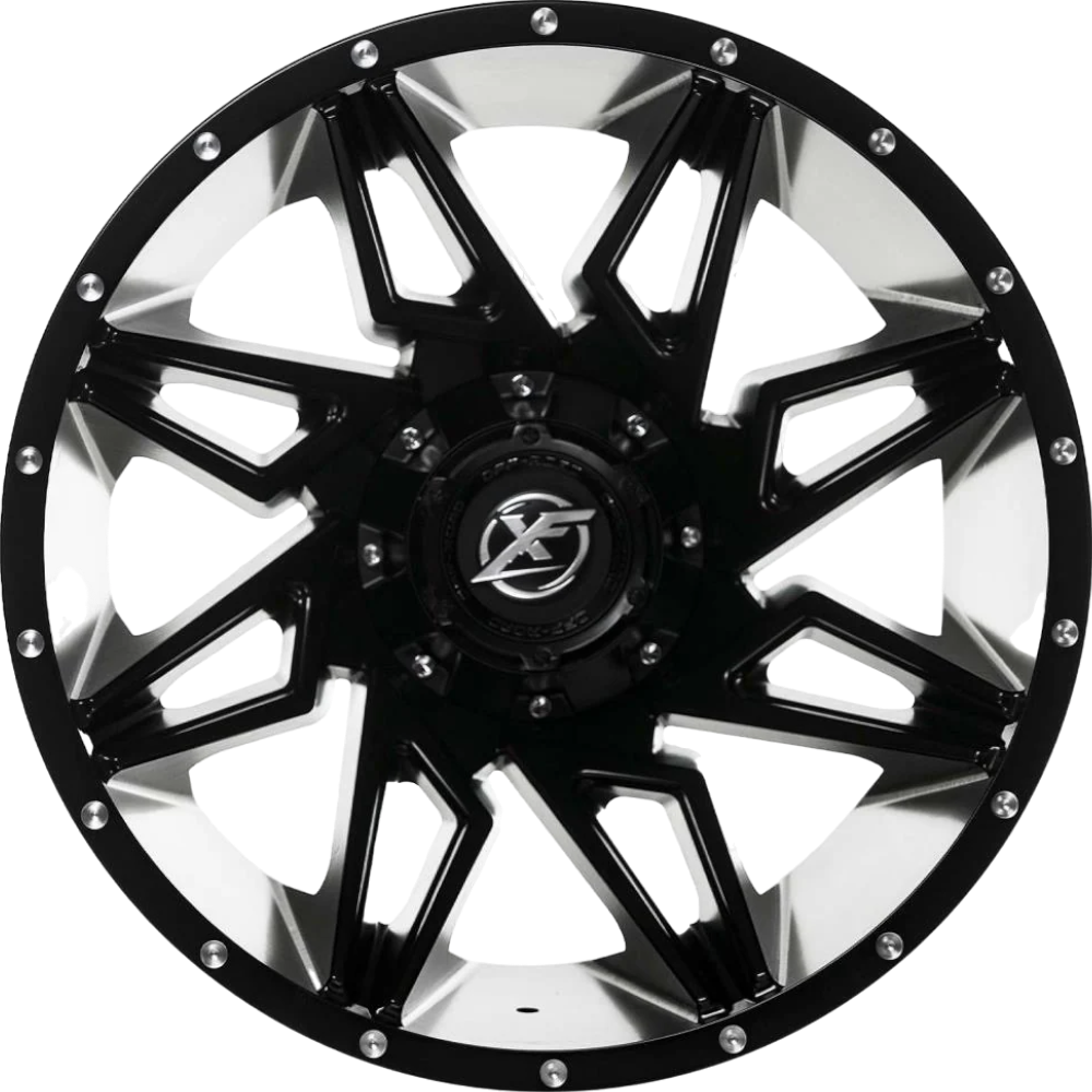 12X20" PCD 6X139 EMR Wheels EMR-218-01 ET7 139.7 mm Matt Black