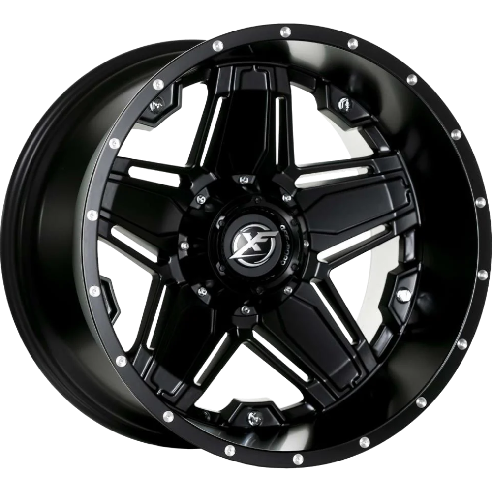 12X20" PCD 6X139 EMR Wheels EMR-223-01 ET7 139.7 mm Matt Black