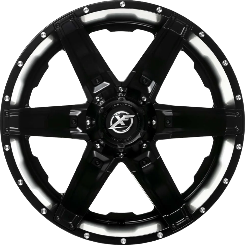 12X20" PCD 6X139 EMR Wheels EMR-223-01 ET7 139.7 mm Matt Black
