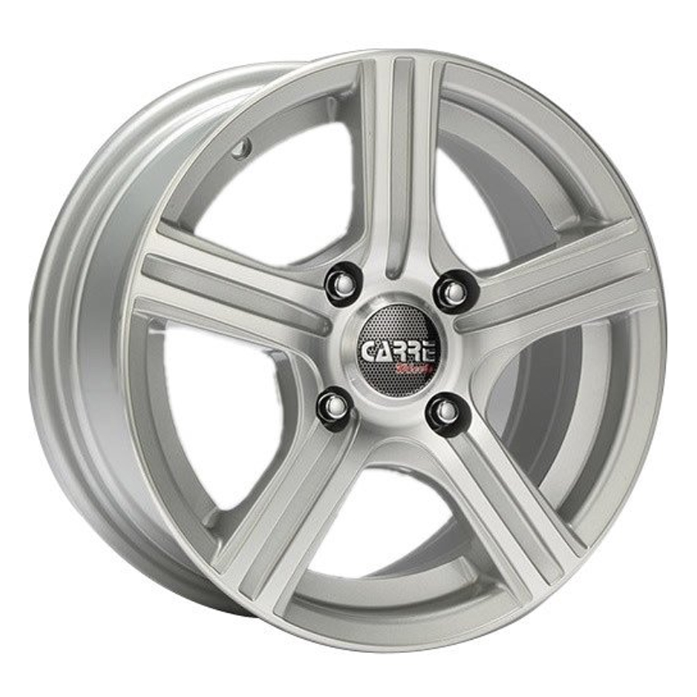 5.5X13" PCD 4X108 Carre  CARRE-313 SILVER ET28 63.4 mm