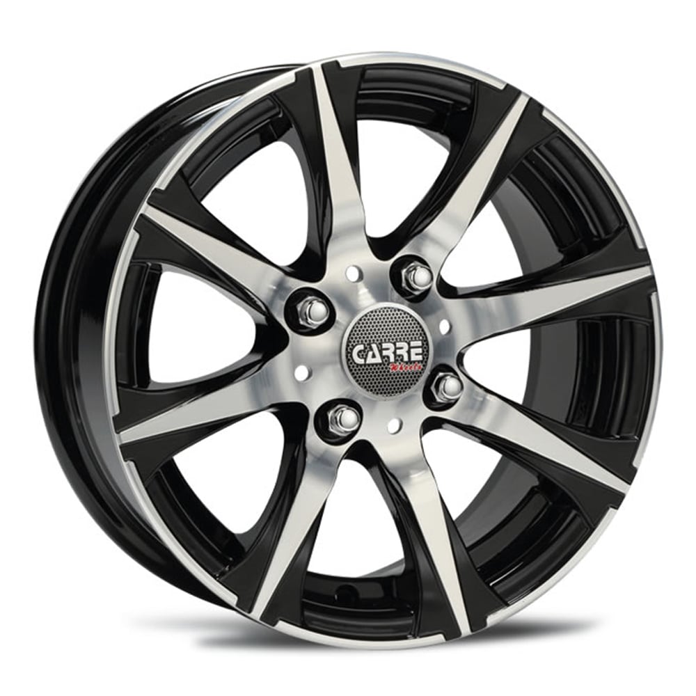 5.5X13" PCD 4X114 Carre  CARRE-366 BLACK DIAMOND ET28 67.1 mm