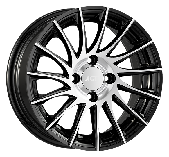 5.5X14" PCD 4X100 FD Wheels 403 ET35  67.1 mm BLACK DIAMOND