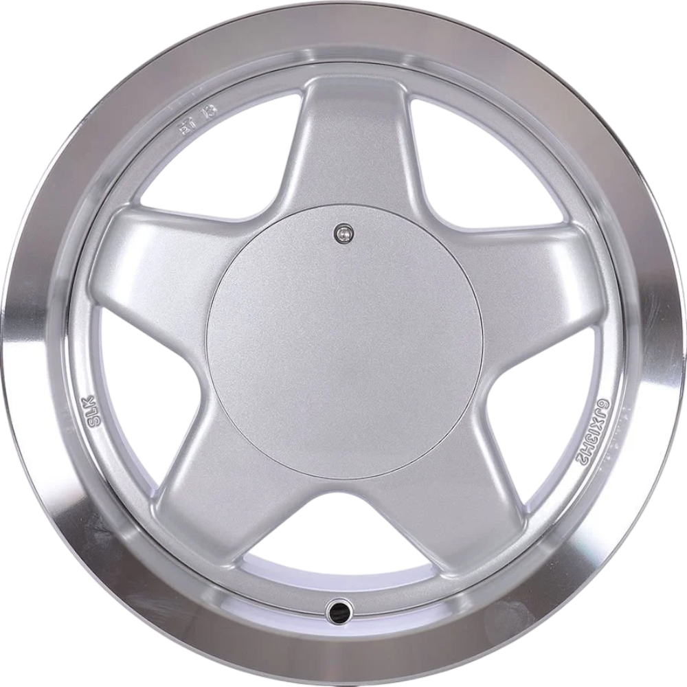 6.0X13" PCD 4X98 SLK 1617 ET13 58.6 mm Silver Lip Machine