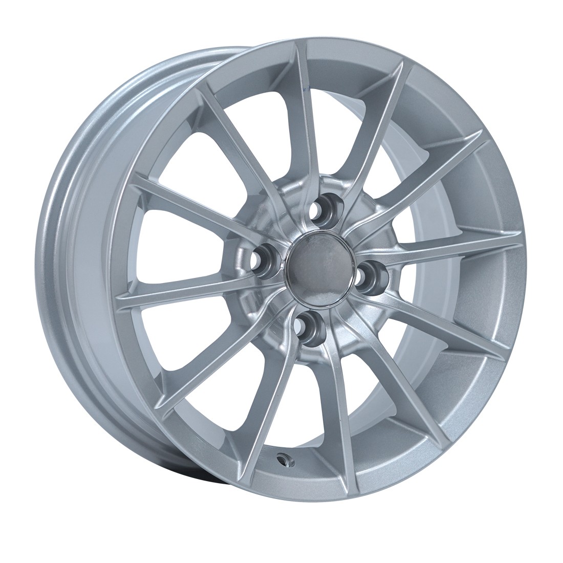 6.0X14" PCD 4X100 AGT Wheels 404  ET35 56.7 mm Full Silver