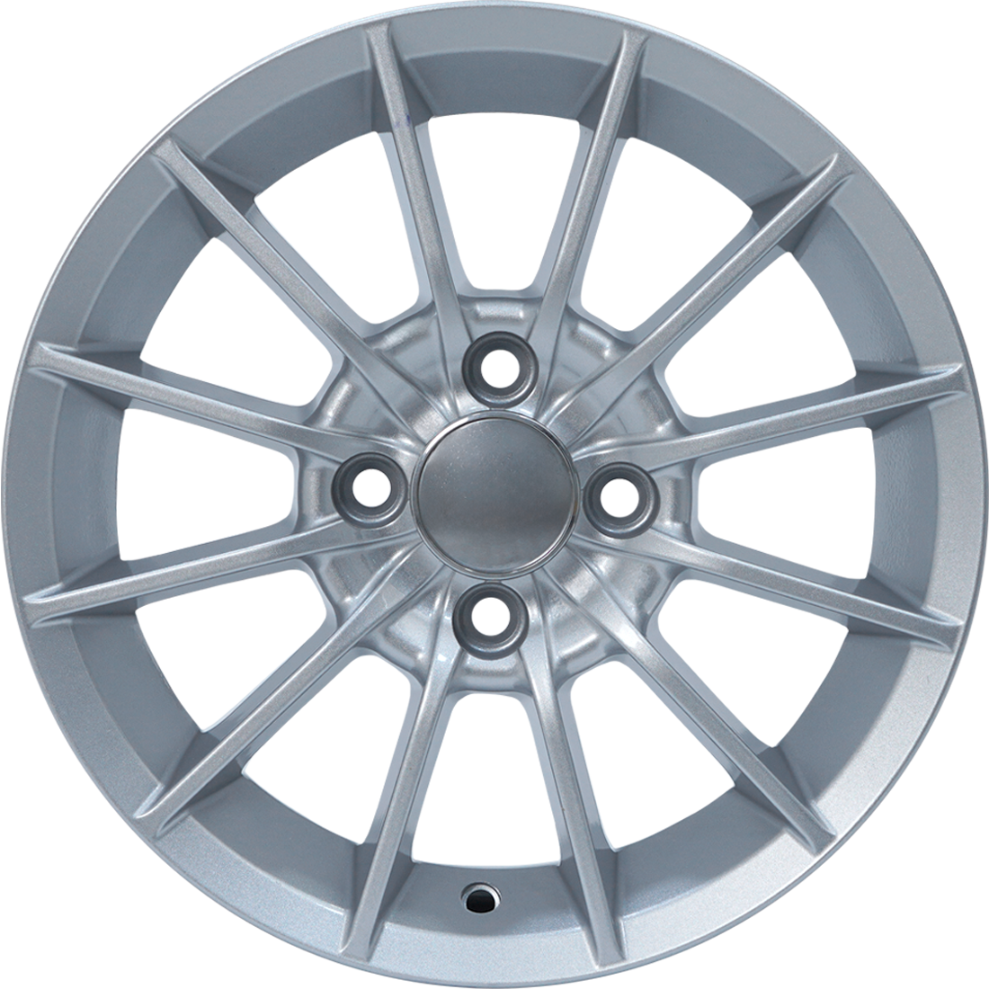 6.0X14" PCD 4X100 AGT Wheels 404  ET35 56.7 mm Full Silver