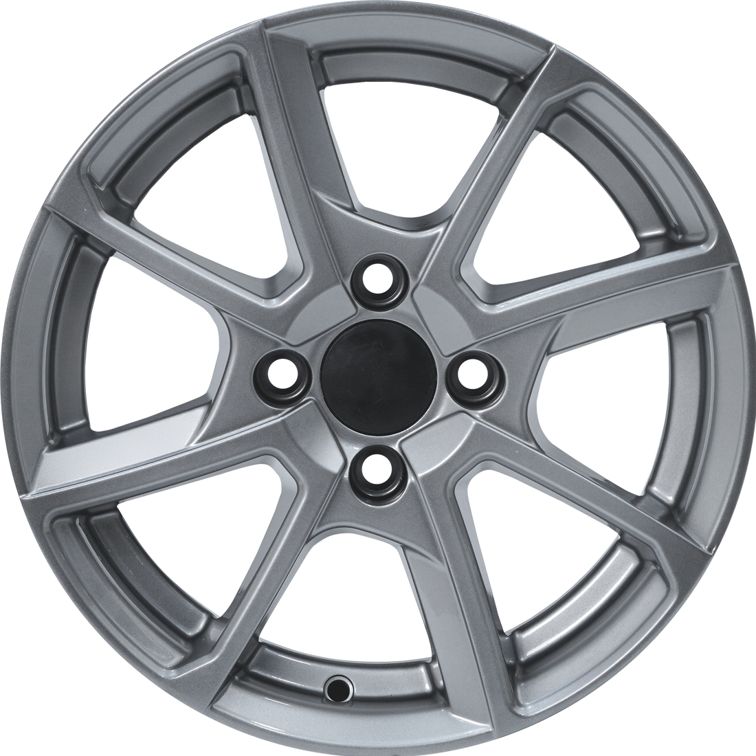 6.0X14" PCD 4X100 AGT Wheels 440  ET35 67.1 mm Hyper Black