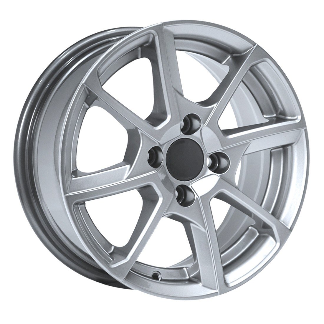 6.0X14" PCD 4X100 AGT Wheels 440 ET35 Full Silver 67.1 mm