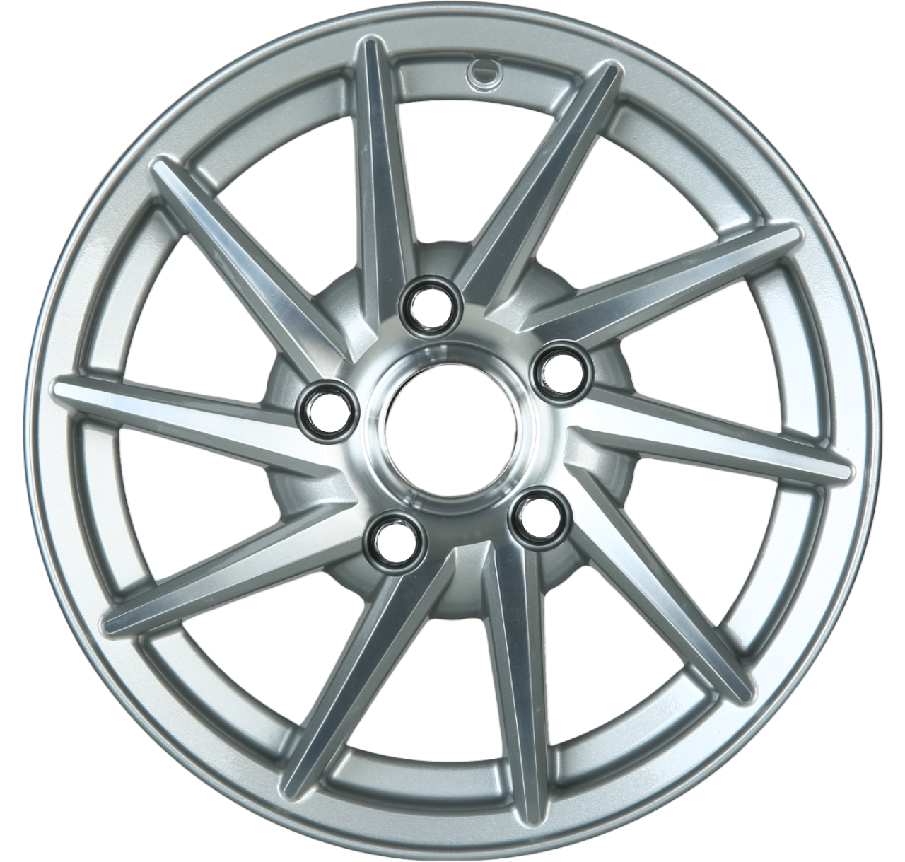 6.0X14" PCD 4X100 FD Wheels 486 FULL SILVER ET35 67.1 mm