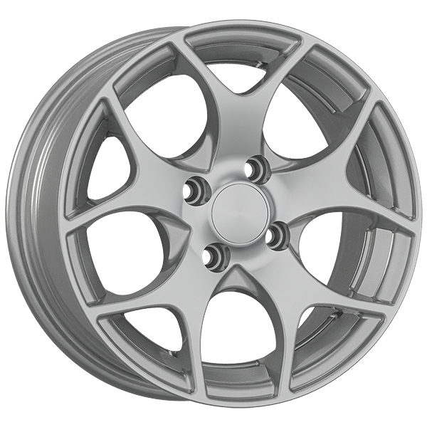6.0X14" PCD 4X108 AGT Wheels 14019 67.10 mm Silver Diamond