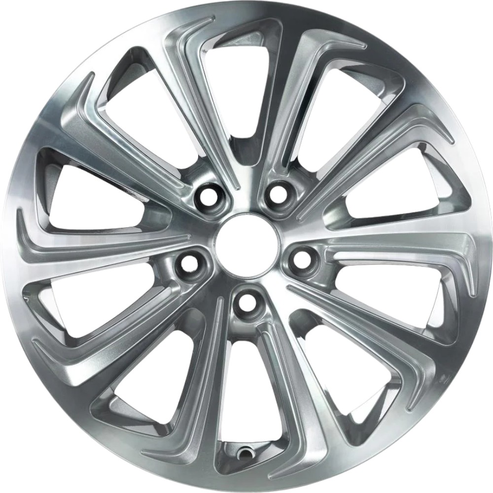 6.0X14" PCD 4X108 EMR Wheels EMR-G690-08 ET25 Silver Diamond  65.1 mm