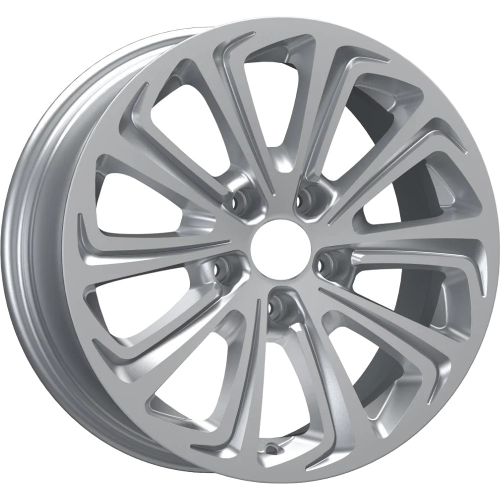 6.0X14" PCD 4X108 EMR Wheels EMR-G690-08 ET25 Silver Diamond  65.1 mm