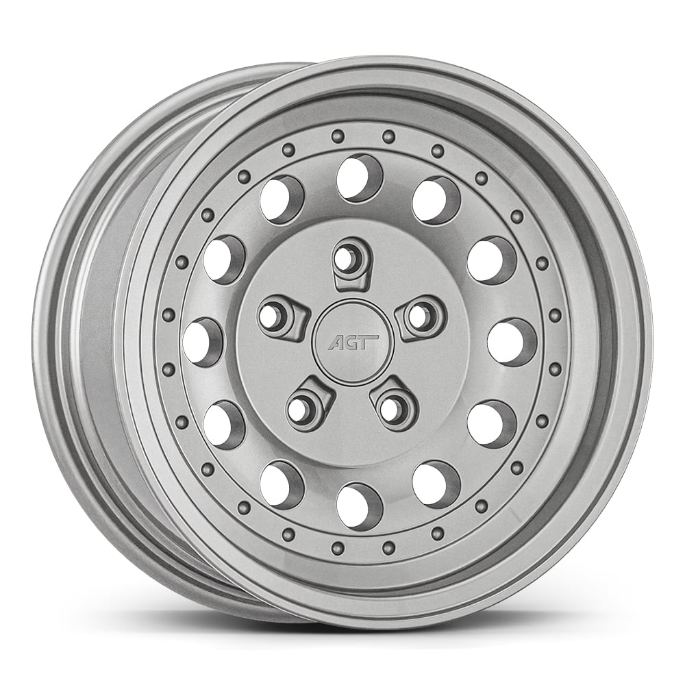 6.0X14" PCD 5X114 AGT Wheels 14167 ET0 83.10 mm Silver Diamond
