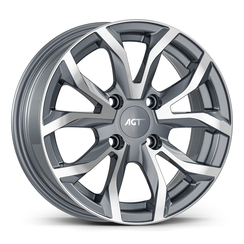 6.0X14" PCD4X108 AGT Wheels 434 ET25 GD 67.1 mm