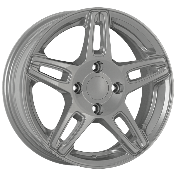 6.0X15" PCD 4X100 AGT Wheels 15281 ET35 67.10 mm Full Silver