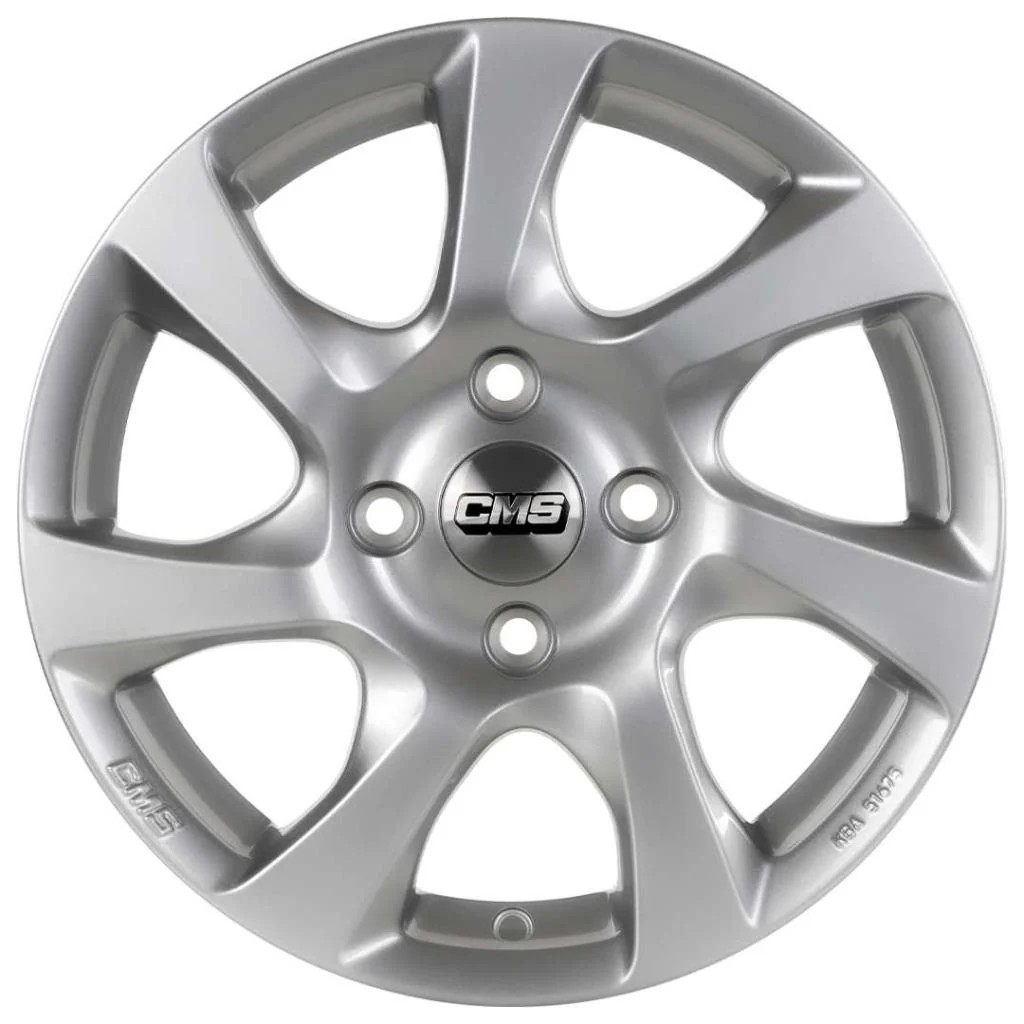 6.0X15" PCD 4X100 CMS 1059 ET50 67.20 mm Silver