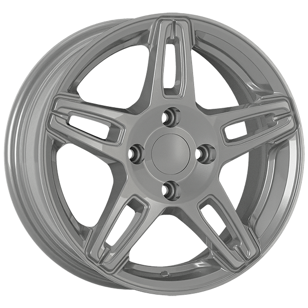 6.0X15" PCD 4X105 AGT Wheels 15281 ET35 63.40 mm Full Silver