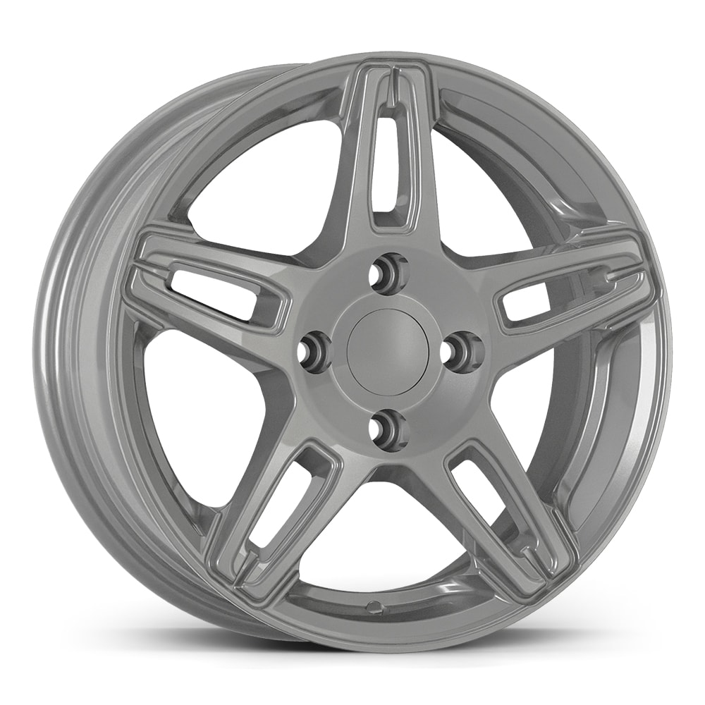 6.0X15" PCD 4X105 AGT Wheels 15281 ET35 63.40 mm Full Silver