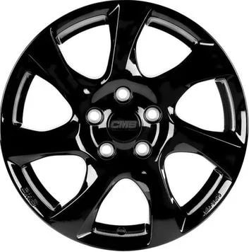 6.0X15" PCD 4X98 CMS 1059 ET35 58.10 mm Complete Black