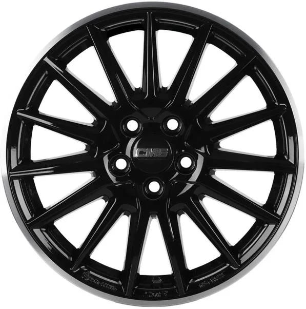 6.0X15" PCD 4X98 CMS 1264 ET35 58.10 mm Diamond Rim Black Gloss
