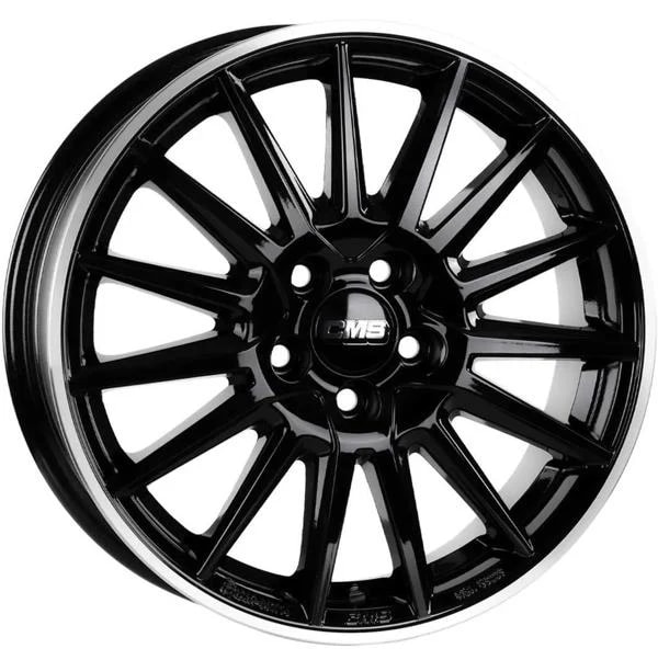 6.0X15" PCD 4X98 CMS 1264 ET35 58.10 mm Diamond Rim Black Gloss