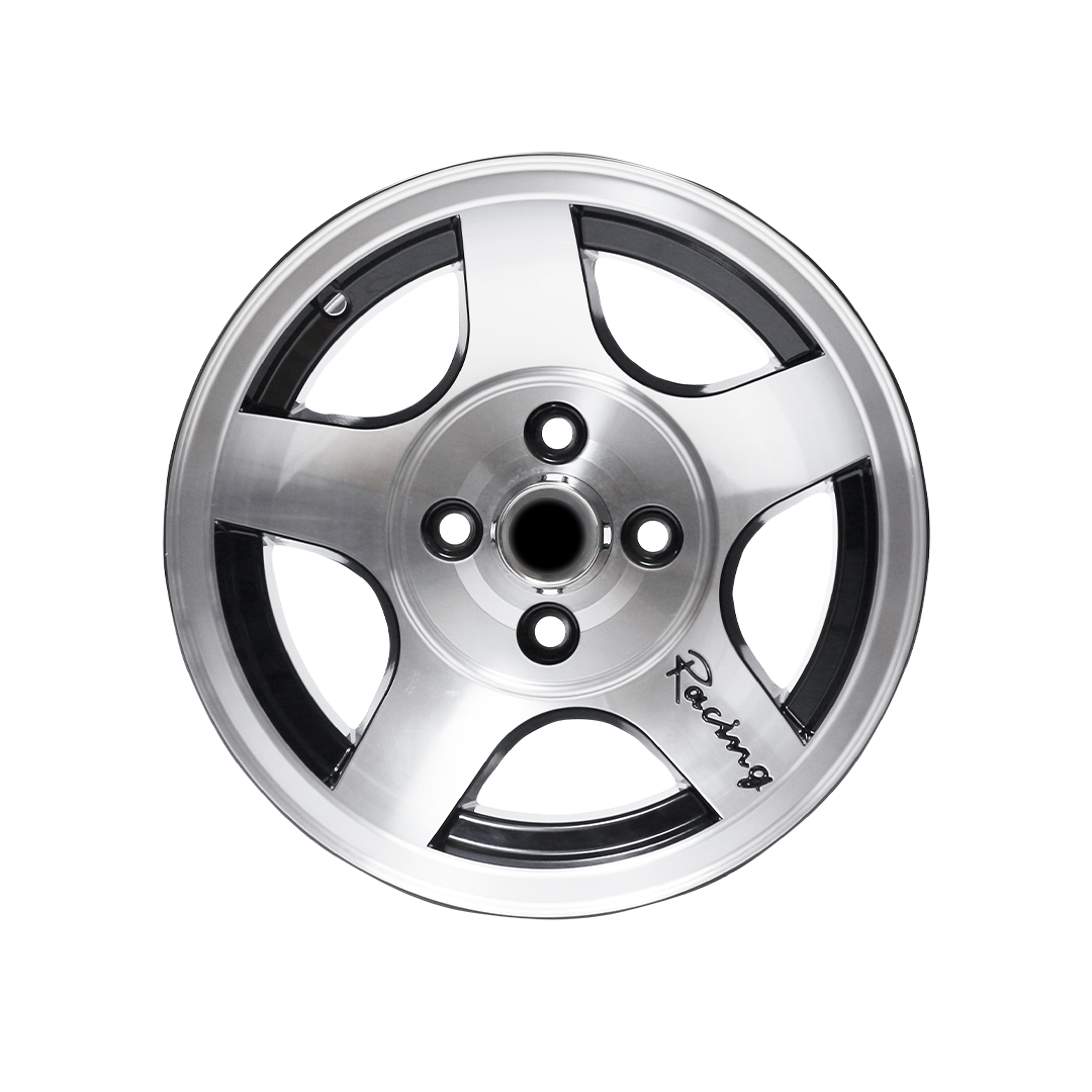 6.5X13" PCD4X98 AGT Wheels 335 ET10 Black Diamond 58.6 mm