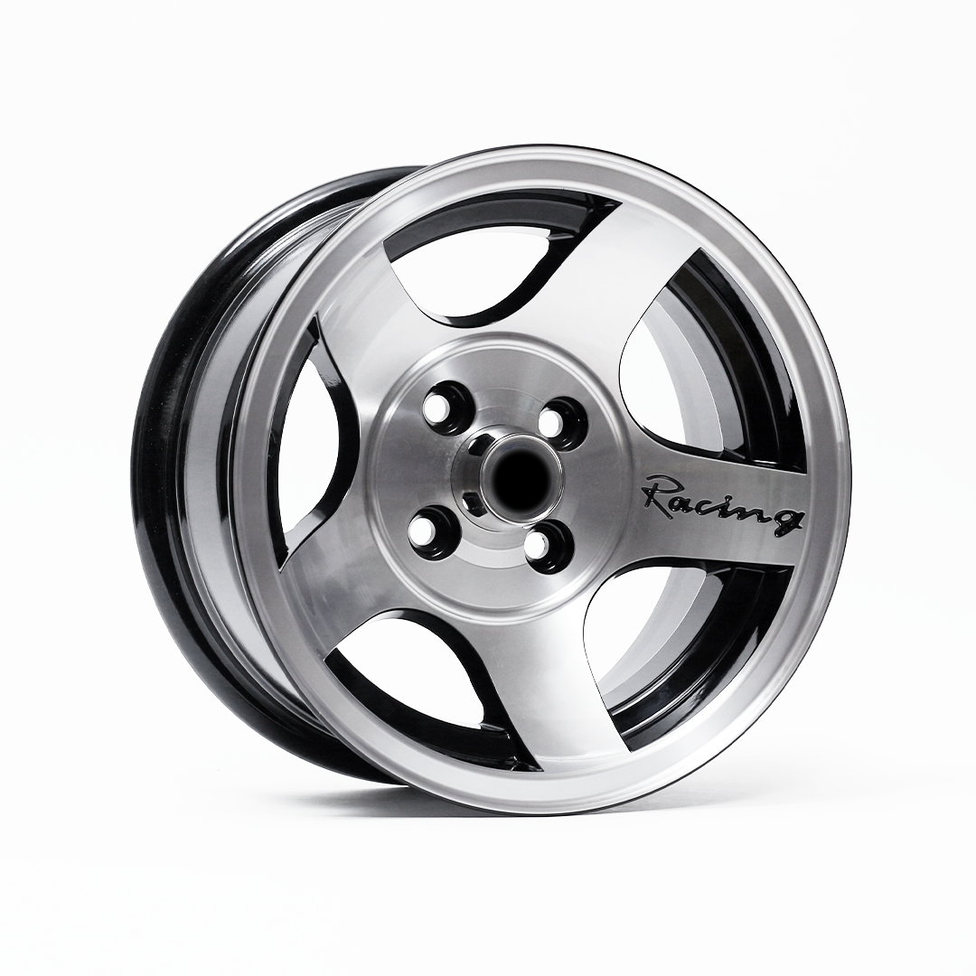 6.5X13" PCD4X98 AGT Wheels 335 ET10 Black Diamond 58.6 mm