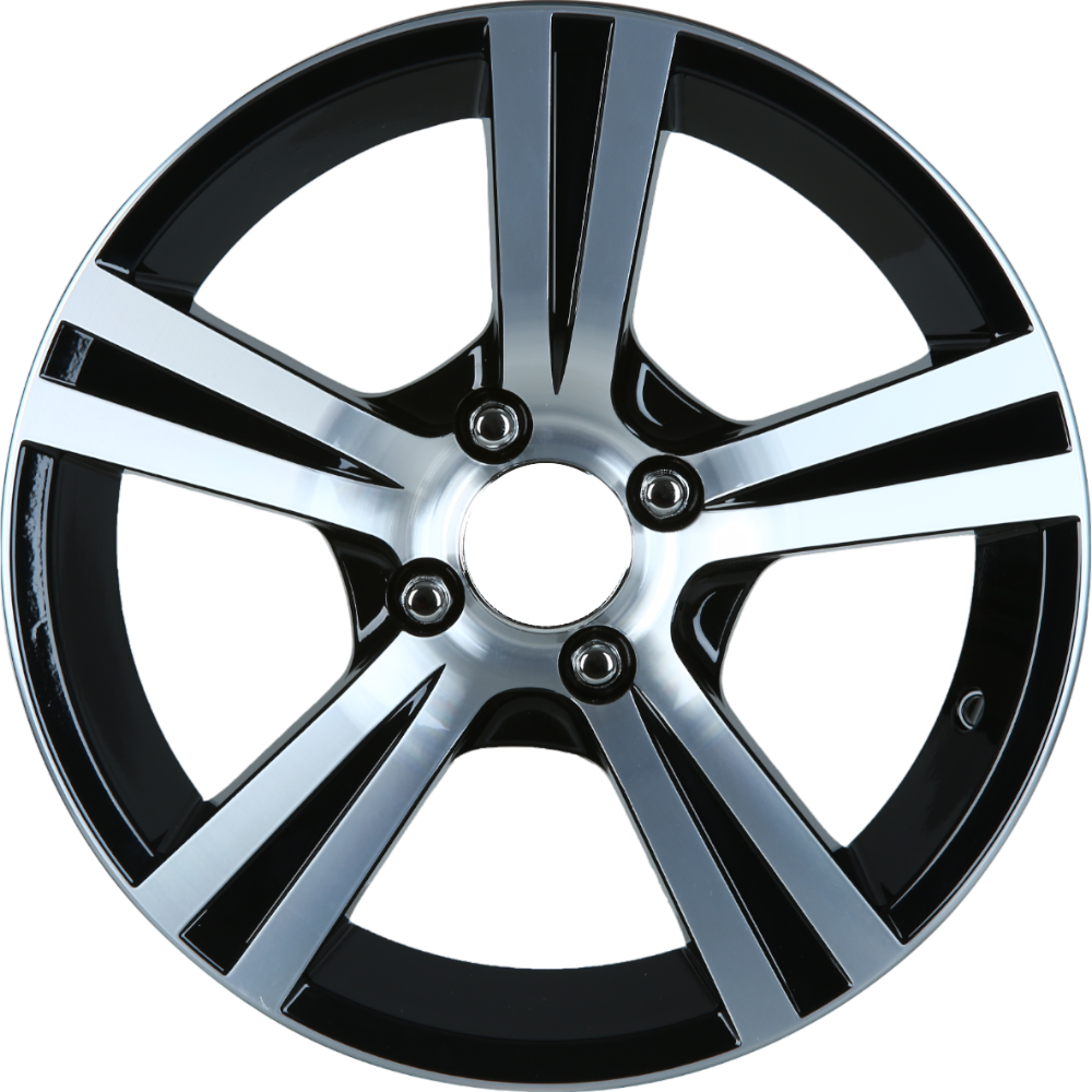 6.5X15" PCD 4X100 AGT Wheels 506 ET35 67.10 mm Black Diamond