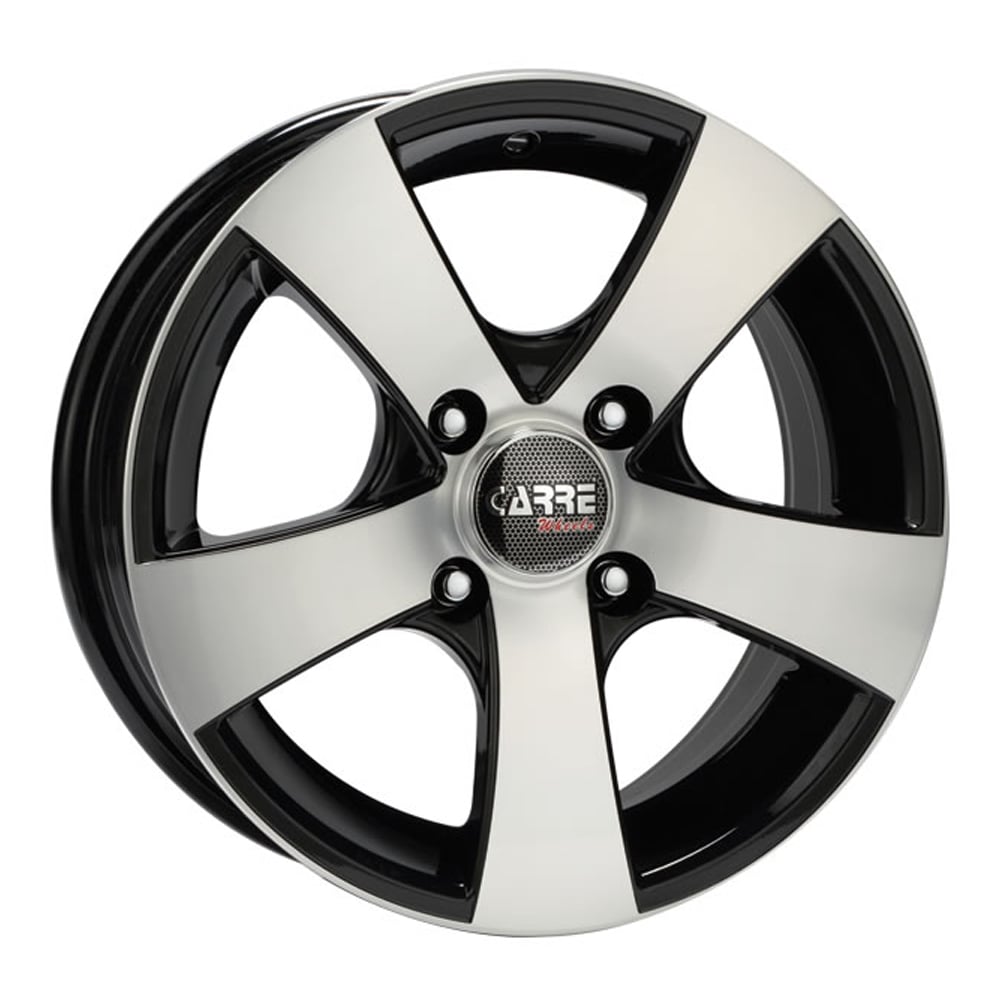 6.5X15" PCD 4X100 Carre  CARRE-501/06 BLACK DIAMOND ET35 67.1 mm