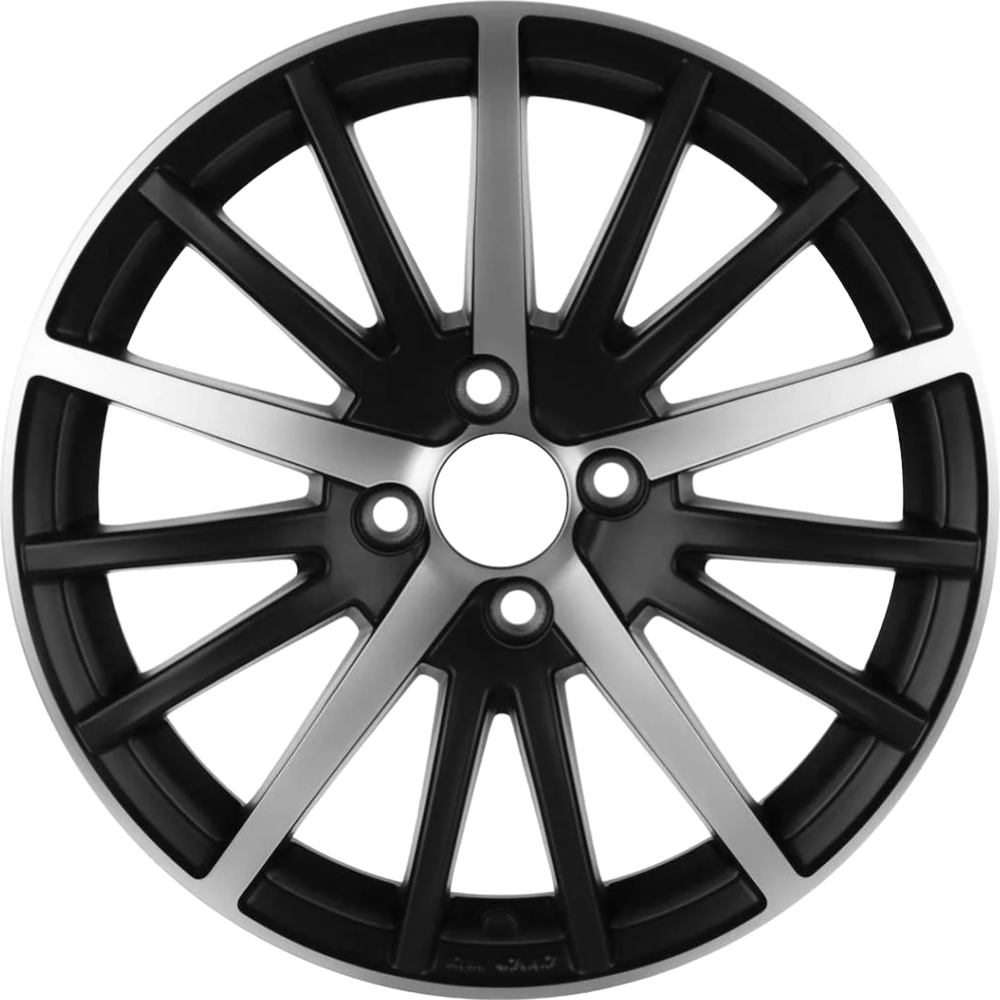 6.5X15" PCD 4X100 CMS CMS-465-03 ET35 Diamond Matt Black 67.2 mm