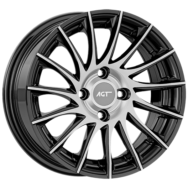 6.5X15" PCD 4X100 FD Wheels 503 BLACK DIAMOND ET35 67.1 mm