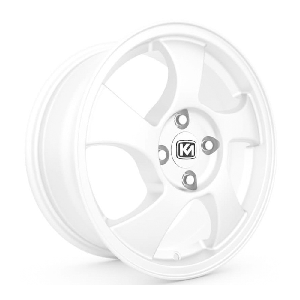 6.5X15" PCD 4X100 Kormetal  KORMETAL-455 WHITE ET35 67.1 mm