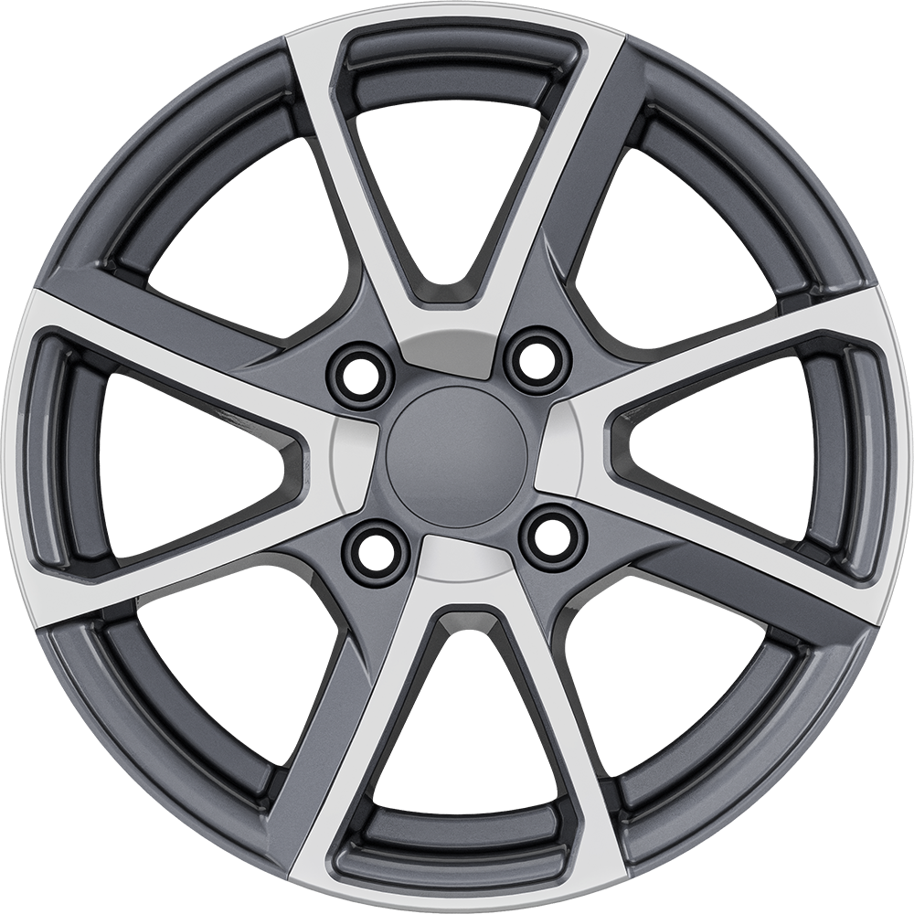 6.5X15" PCD 4X108 AGT Wheels 15040 67.10 mm Gun Metal Diamond