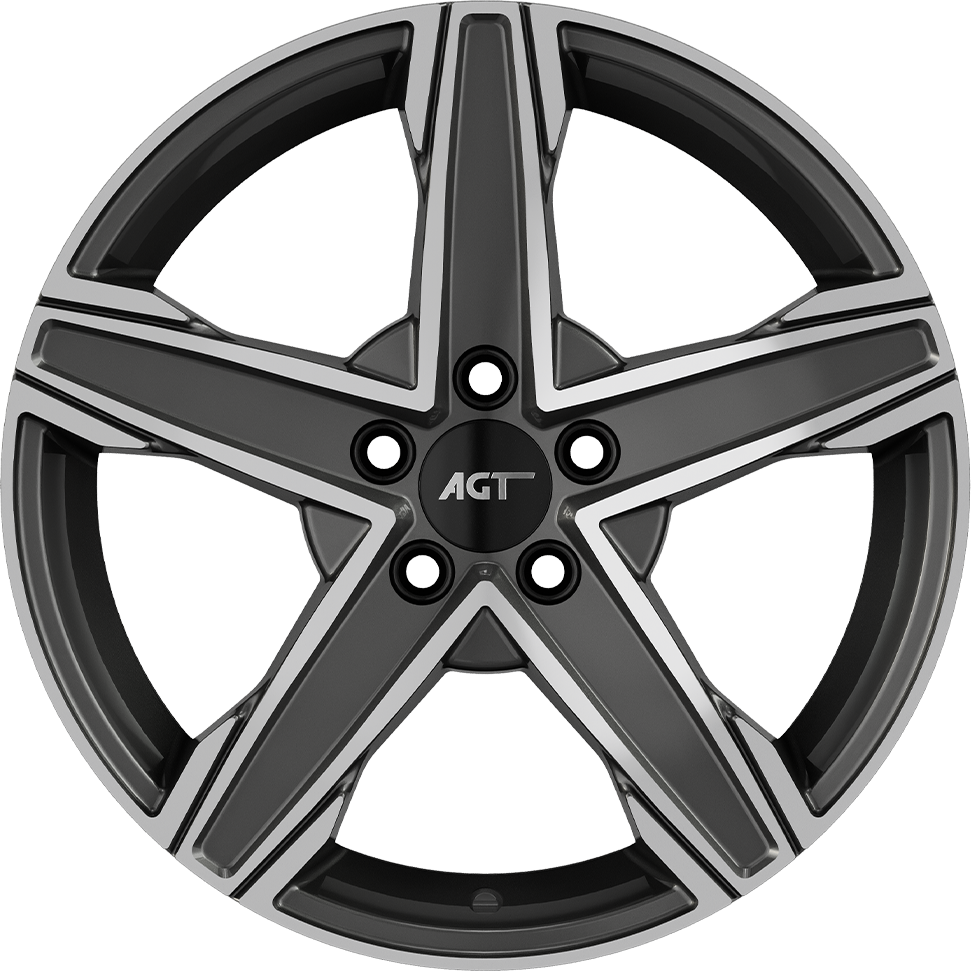 6.5X15" PCD 4X108 AGT Wheels 15256  ET25 67.1 mm TITAN DIAMOND