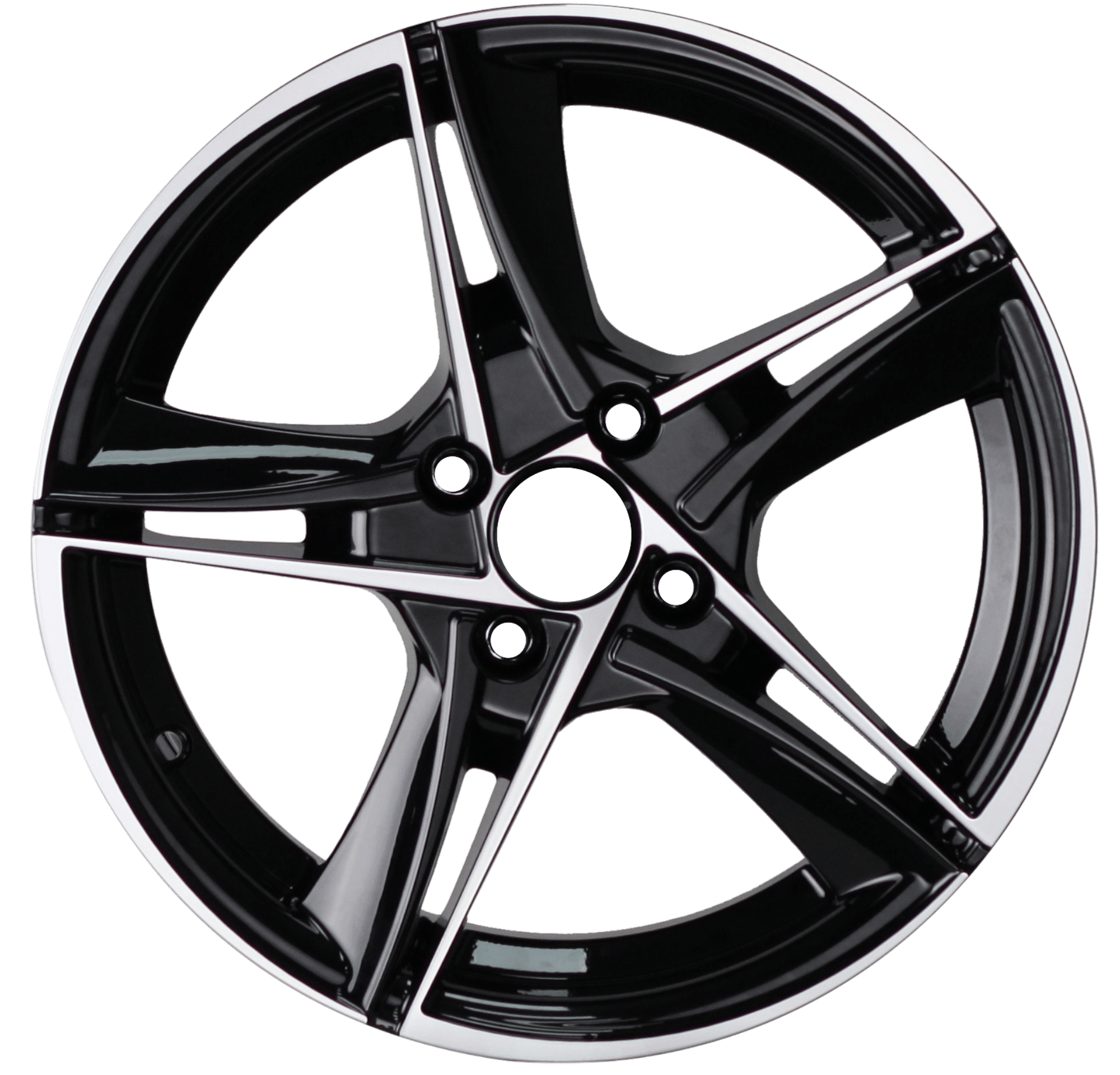 6.5X15" PCD 4X108 AGT Wheels 546 ET25 65.10 mm Hyper Black Diamond
