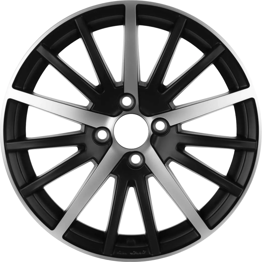 6.5X15" PCD 4X108 CMS CMS-465-06 ET38 Diamond Matt Black 67.2 mm