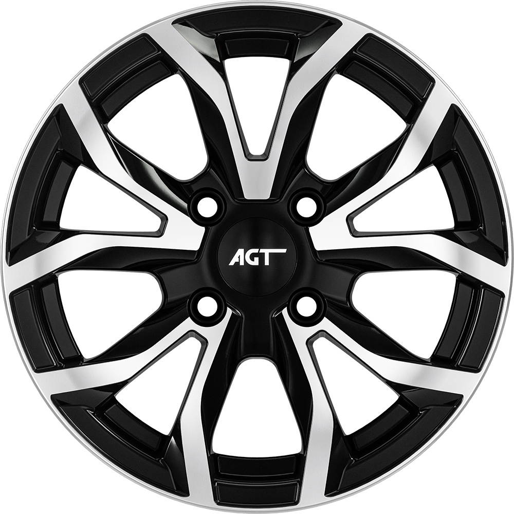 6.5X15" PCD 4X114.3 FD Wheels 534 BLACK DIAMOND ET35 67.1 mm
