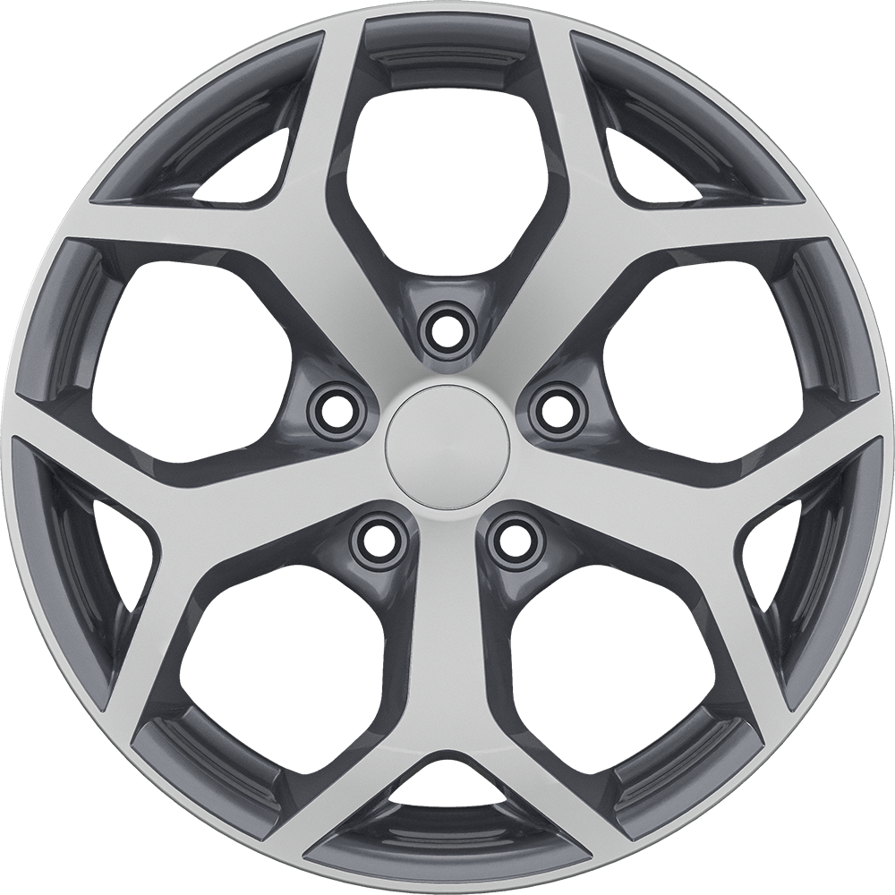 6.5X15" PCD 5X108 AGT Wheels 15019 67.10 mm Gun Metal Diamond