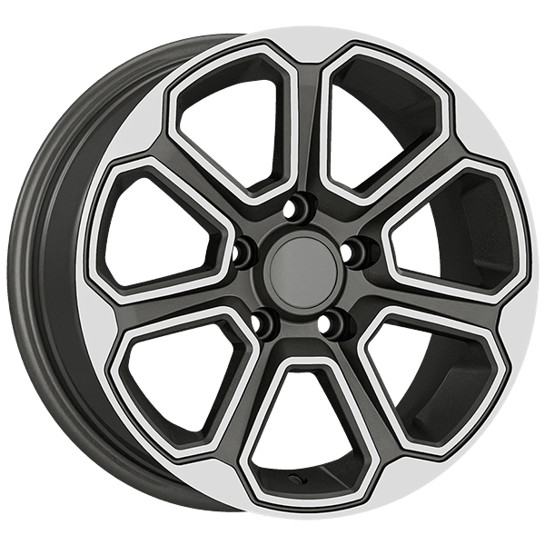 6.5X15" PCD 5X108 AGT Wheels 15285 ET35 63.40 mm Matt Titan Diamond