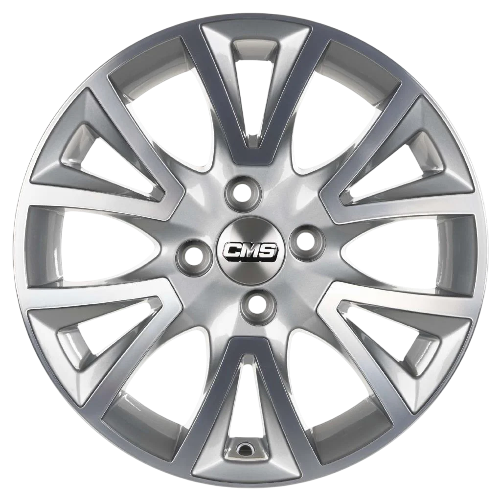 6.5X15" PCD 5X108 CMS 832 Diamond Silver Racing  ET40 67.2 mm