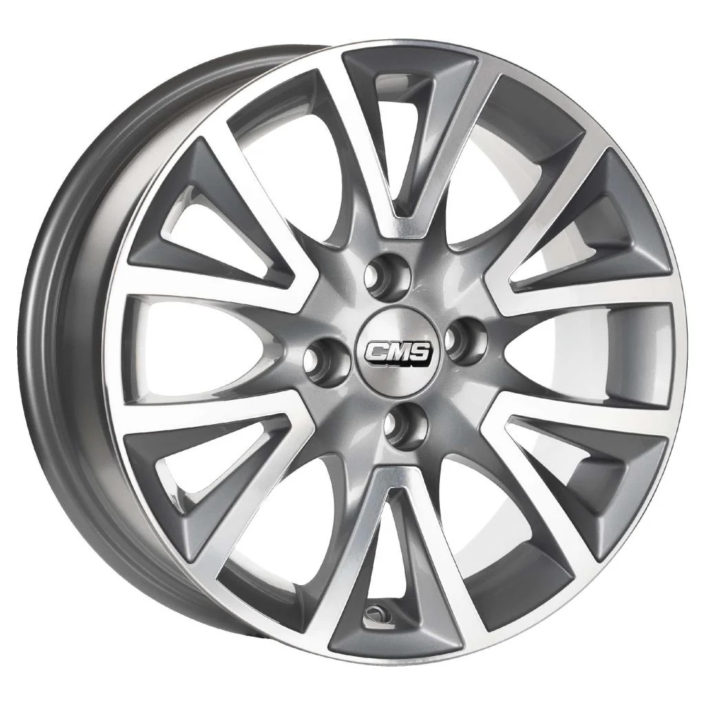 6.5X15" PCD 5X108 CMS 832 Diamond Silver Racing  ET40 67.2 mm